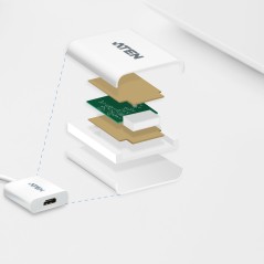 Aten VC985-ATT DisplayPort to HDMI Converter - High-Performance Video Adapter for Seamless Connectivity